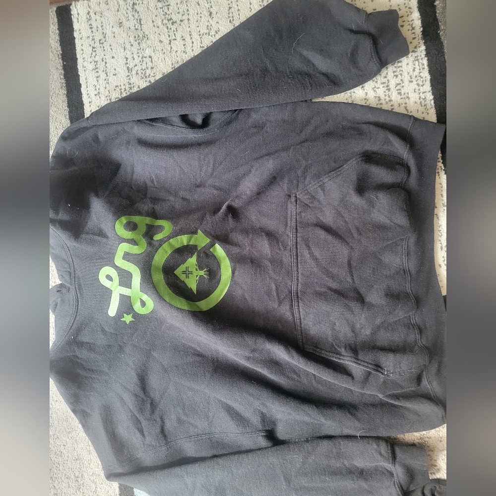 LRG Black and Green Logo Sweatshirt